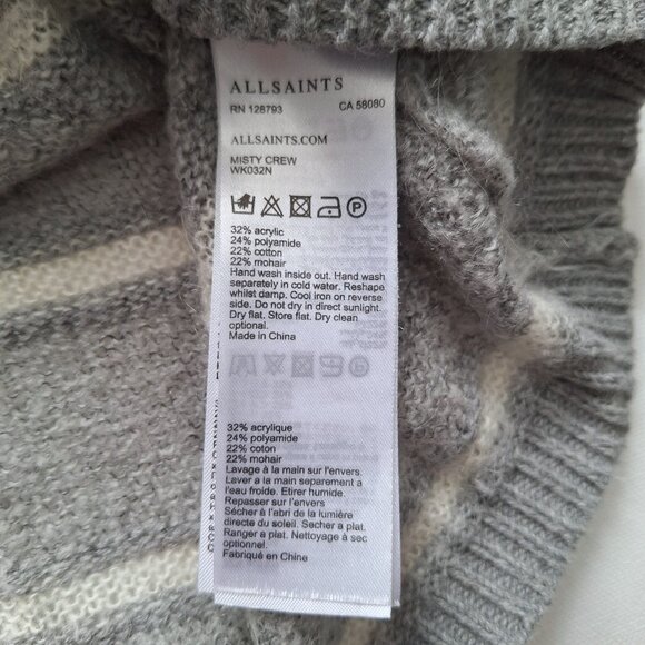 All Saints Misty Striped Sweater - Picture 7 of 11